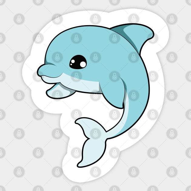 Dolphin Sticker by MyBeautifulFiles